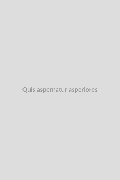 Quis aspernatur asperiores